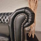 Hampton Classic Chesterfield Bank Set (2-Zits + 3-Zits) – Zwart, Leer thumbnail 4