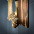 Antieke Wandspiegel – Goudkleurige Sierlijst – Circa 1900 thumbnail 4