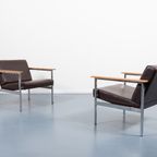1960’s Pair Of Italian Design Architectural Armchairs / Fauteuils thumbnail 10