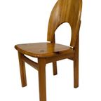 Vintage Set Van Vier Rainer Daumiller Grenen Stoelen Design thumbnail 19