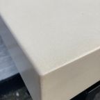 Stoere Strakke Sidetable / Wandtafel Met Zwart Metaal Onderstel, 160 X 52 Cm, 88 Cm Hoog Reliving thumbnail 3