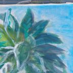 Origineel Acrylschilderij. Groen, Meerkleurig Schilderij thumbnail 3