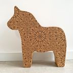 Groot Vintage Kartonnen Dala Paard Van Ikea, Zweden, Scandinavisch Design thumbnail 5