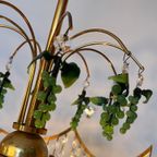 Set Van 2 Murano Druiven Druif Hanglampen Groen Met Kristal thumbnail 8