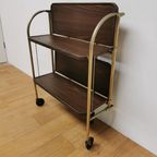 Vintage Barcart Drankenkar Trolley Butlerwagen Serveerwagentje thumbnail 6