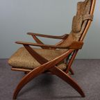Vintage Topform Fauteuil/ Lounge Chair, Hoge Rug thumbnail 6