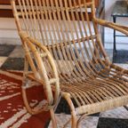 Vintage Fauteuil Van Bamboe En Rotan thumbnail 8