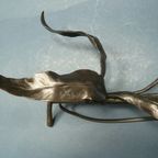 Art Deco Wrought Iron Lamp François Carion thumbnail 8