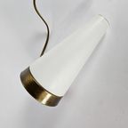 R.S.-Leuchten - Kegellamp - Tafellamp - Melkglas - Messing - 80'S thumbnail 6