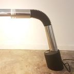 Vintage Italian Targetti Sankey ‘Elbow’ Series Desk Lamp, Chrome And Flexible With Metal Foot, 19 thumbnail 6