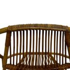 Vintage Set Van 4 Rotan Fauteuils Rohe Noordwolde 1960 thumbnail 21