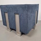 Vintage Fauteuil Design Shigeru Uchida Isu Pastoe '90 Blauw thumbnail 15