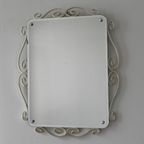 Vintage Geslepen Spiegel In Aluminium Frame thumbnail 12