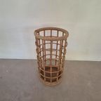 Mid Century Bamboo Rotan Paraplubak thumbnail 3
