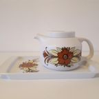 *arzberg 3000 Germany Vintage Theepot En Schaal 431 thumbnail 2