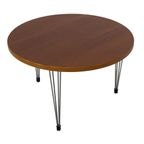 Vintage Ronde Salontafel Design Fritz Hansen Stijl thumbnail 14