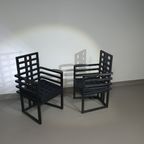 4 X Armloffel Chair Josef Hofmann For Wittmann thumbnail 3