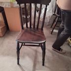 Noord Engelse Antieke Eetkamerstoelen thumbnail 5