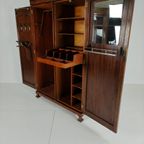 Prachtige Engelse Art Deco-kast Van Wortelnotenhout Van Waring & Gillow – Ca. 1900–1932 thumbnail 11
