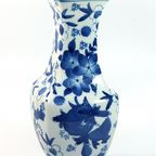 Hoge Vaas Blauw Wit thumbnail 2