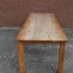 Robuuste Lange Eettafel Teakhout Geleefd Uiterlijk thumbnail 3