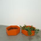Oranje Kunststof Bloembak Plantenbak thumbnail 11