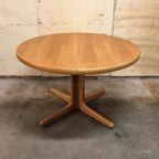 Xxl Vintage Deense Eettafel Uittrekbare Tafel Ronde Ovale thumbnail 6