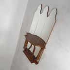 Art Deco Spiegel, Kleedspiegel Voor In De Hal, Jaren 30 thumbnail 21