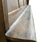 Antieke Xl Houten Bank / Zitbank thumbnail 13