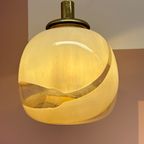 Italian Murano Glass Swirly Donut Hanging Light thumbnail 16