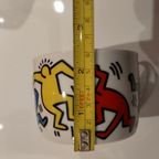 Keith Haring Servies: 2 Platte Borden, 2 Koffiekop En Schotel, 1 Espresso Kopje En Schotel thumbnail 7