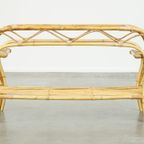 Leuke En Bijzondere Vintage Rotan Salontafel Van Rohé Noordwolde Uit De Jaren ’50 thumbnail 5