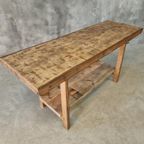 Oude Werkbank Werktafel Sidetable Badkamermeubel 55X170 Cm thumbnail 8