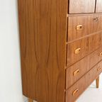 Scandinavisch Vintage Teak Fineren Ladekast Bjorli thumbnail 7