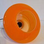 Oranje Vintage Glazen Hanglamp Oranje Hanglamp Retro Design thumbnail 8