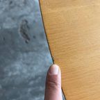 Round Dining Table With Rotating Black Center Disc thumbnail 5