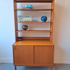 Vintage Zweedse Design Teak Kast Boekenkast thumbnail 7