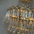 2 Beschikbaar! Vintage Kristallen Murano Geblazen Kroonluchters Hanglampen Art Deco Stijl ! thumbnail 9