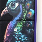 Paarse Schoenenkast, Pauwen - Eclectisch thumbnail 3