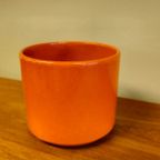 Vintage Adco Bloempot Oranje thumbnail 8