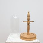 Vintage Stolp Eikenhout Glas thumbnail 9