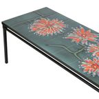 Grote Keramische Tegeltafel Adri Design Oranje Abstract Bloem 109Cm thumbnail 11