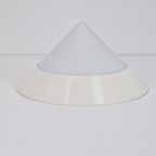 Vintage Postmodern Plafondlamp Melk Glas Plafoniere '70 thumbnail 7