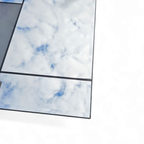 Large Mondrian Mirror / Can Be Used Vertically Or Horizontally / Facet Cut / thumbnail 3