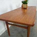 Teak Fineer Salontafel Vintage thumbnail 7