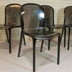 Set Van 4 Vintage Plexiglass Stoelen Eetkamerstoelen thumbnail 15