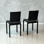 Jaren 80 Eetkamerstoelen 4x Vintage Eettafelstoel Postmodern thumbnail 2