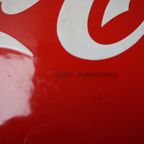 Emaille Reclamebord Coca-cola Ronde Button Van Langcat Bussum thumbnail 5