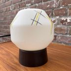 Mid Century Plafonniere, Vintage Melkglazen Plafondlamp thumbnail 7