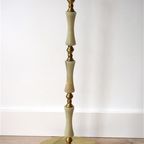 Vintage Tafellamp Vloerlamp Marmer/Onyx Goud thumbnail 7
